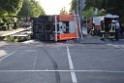 TLF 4 umgestuerzt Koeln Bocklemuend Ollenhauer Ring Militaerringstr P041